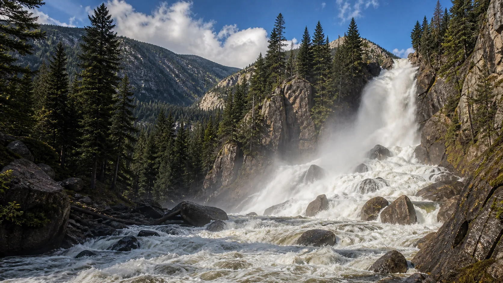 Fish Creek Falls, Routt County, Colorado