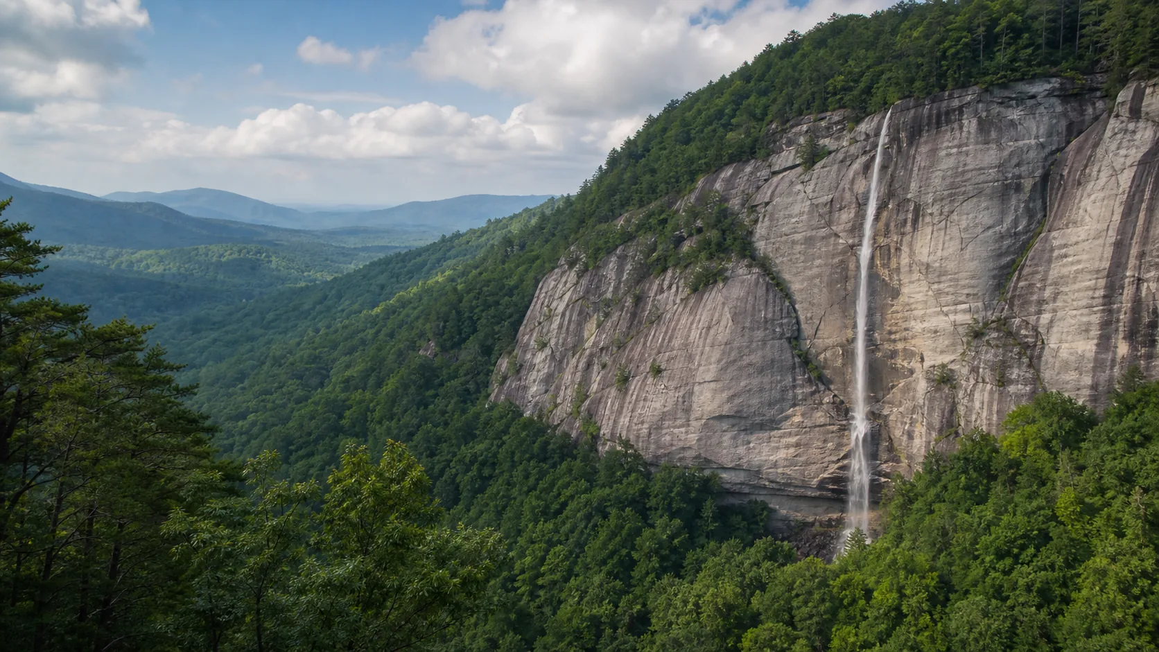 Hickory Nut Falls, Chimney Rock, North Carolina