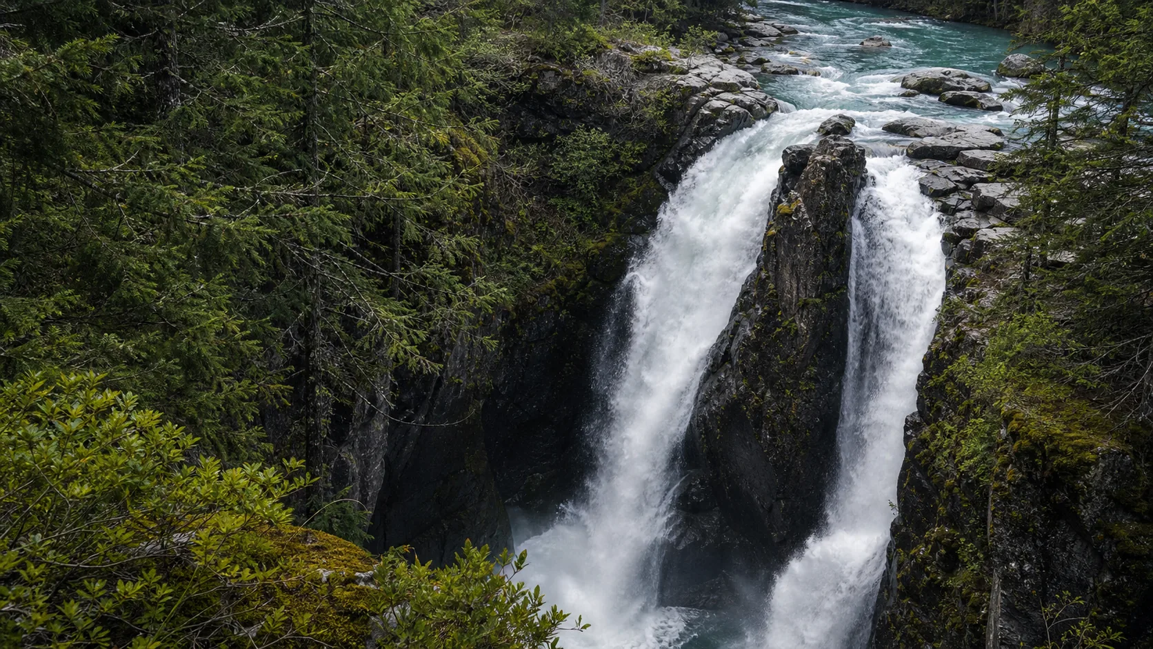 Nooksack Falls, Glacier, Washington