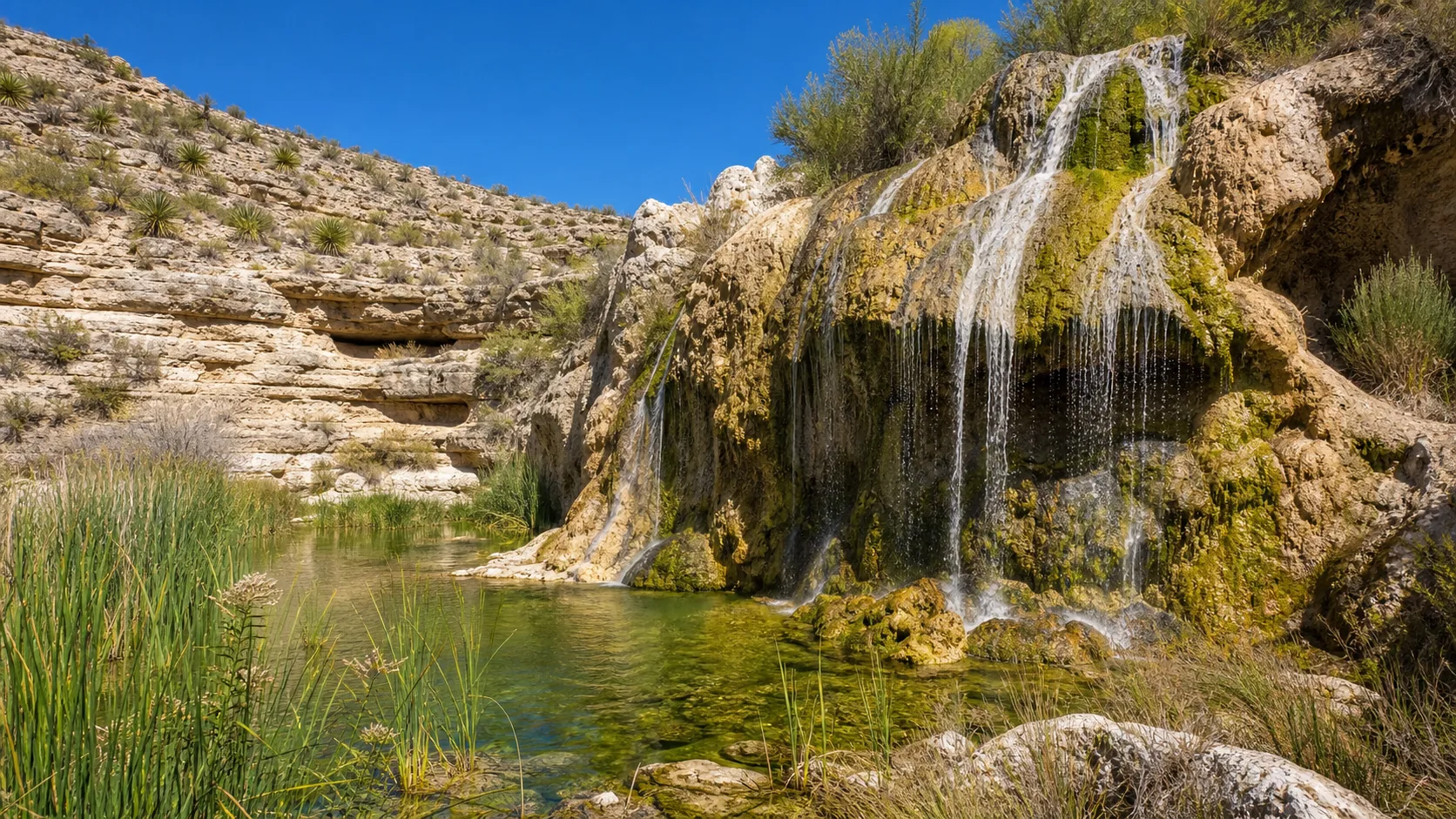 Sitting Bull Falls, Carlsbad, New Mexico
