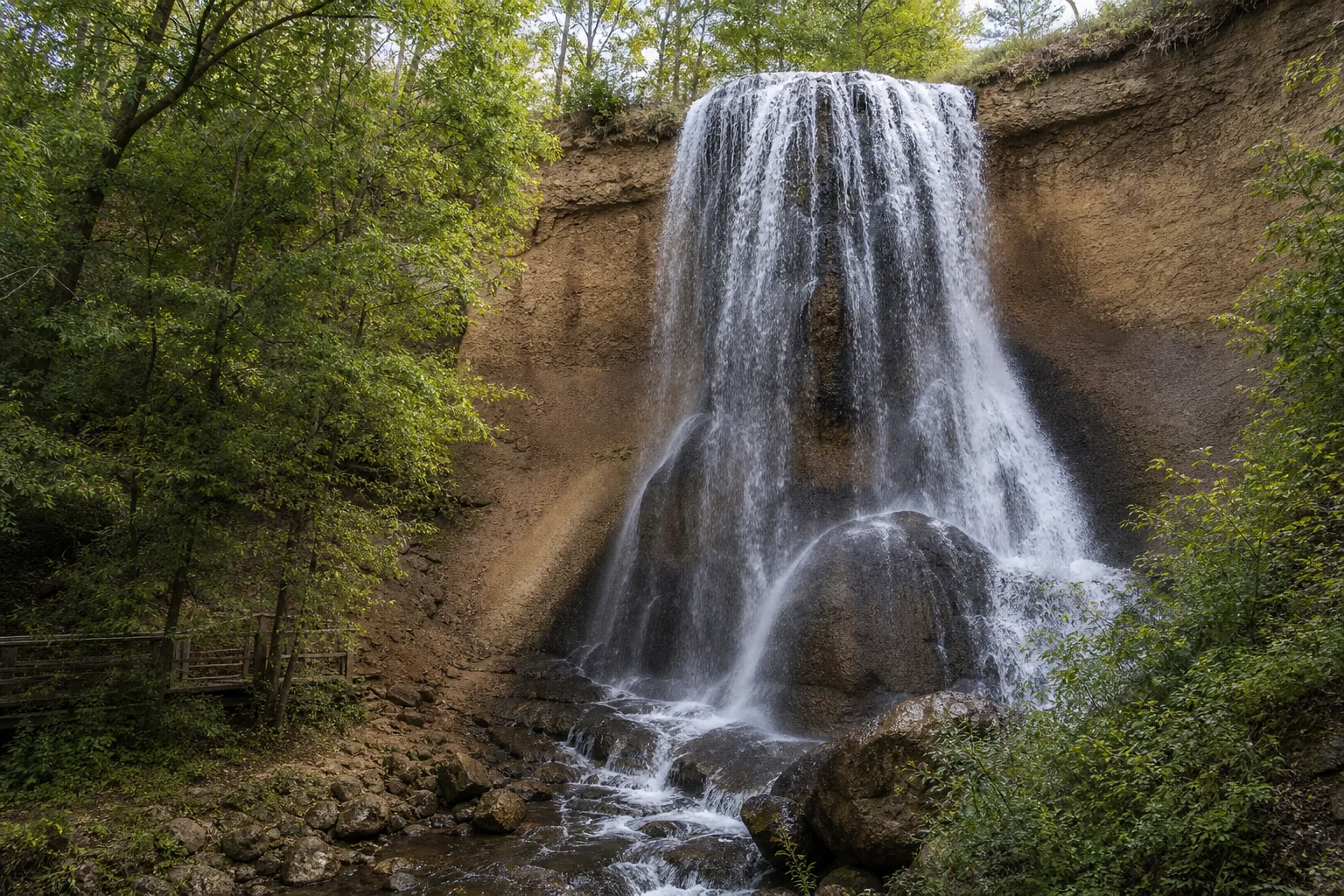 Smith Falls base and water force